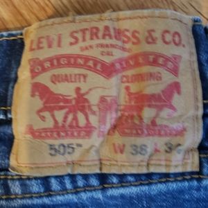Men's 505 Levi jeans 38×34